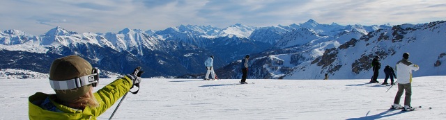 Serre Chevalier - view from top of Vallons lift © Alison Hall
